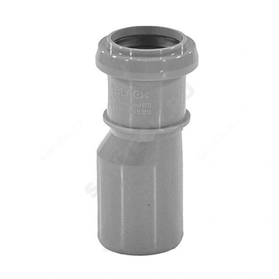 Переход PP-H эксцентрический серый BASE Дн 40х32 б/нап в/к VALFEX 25040032