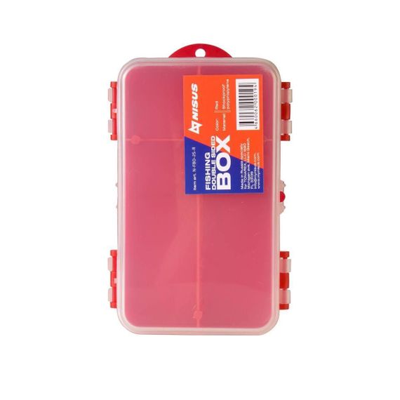 Коробочка для оснастки NISUS Fishing organizer двухсторонняя (красная) (N-FBO-2S-R)