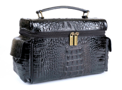 Хьюмидор-саквояж Gentili El Inseparable на 20 сигар, SV15-Croco-Black