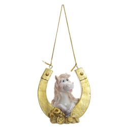 GAEM Фигурка декоративная подвесная "Лошадка", L6,5 W3,5 H6 см, 4в.