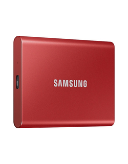 Тведотельный накопитель SSD Samsung T7 External 2Tb RED USB 3.2 (MU-PC2T0R/WW) 1year