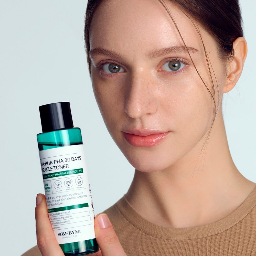 Кислотный очищающий тонер для проблемной кожи SOME BY MI AHA-BHA-PHA 30 Days Miracle Toner