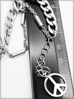 Браслет стальной "Пацифик" длина 20см.