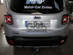 Фаркоп оцинкованный Galia J011C для Jeep Renegade 2014-, FIAT 500X 2014-(паспорт и сертификат в комплекте)(без электрики)