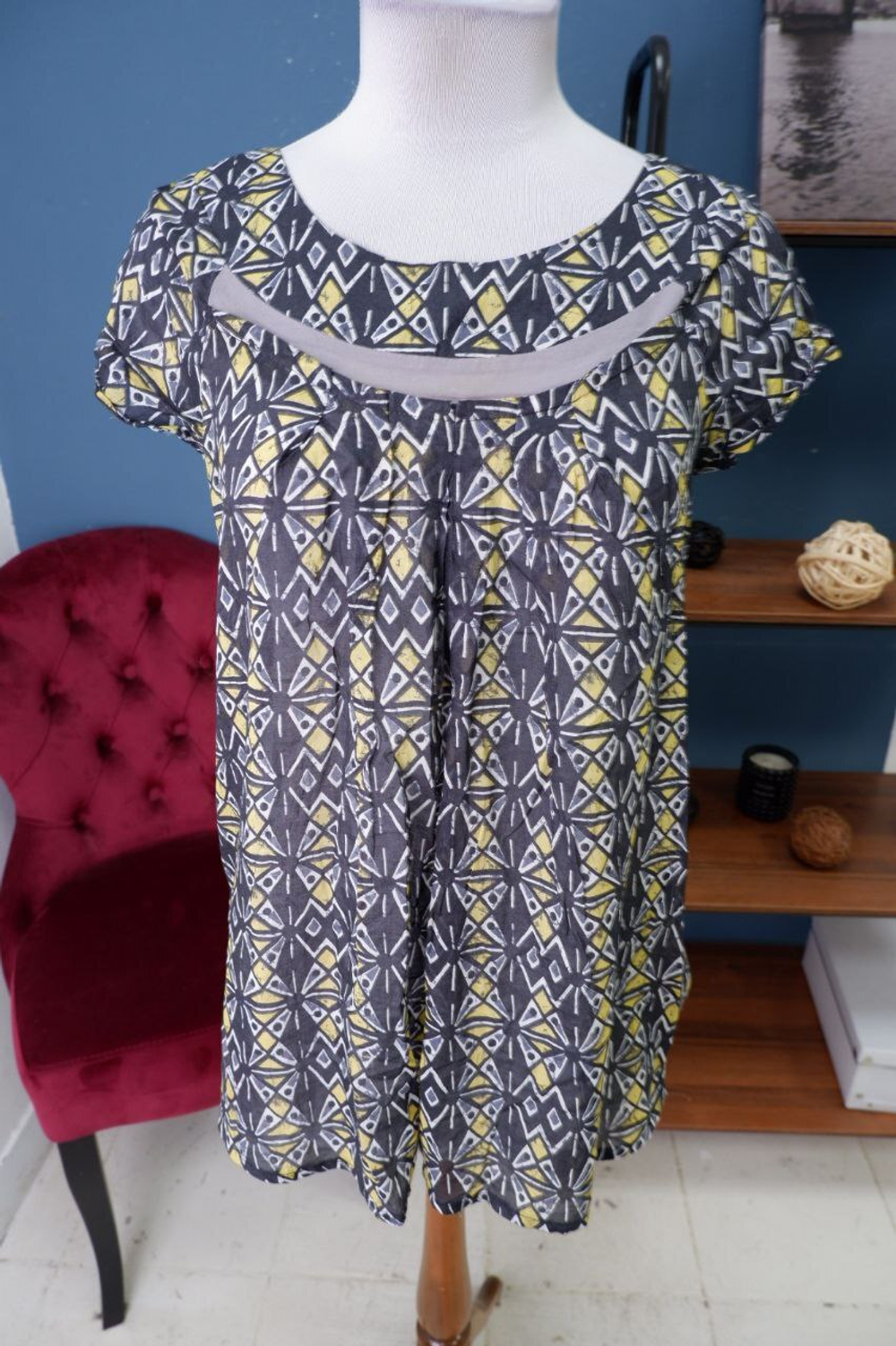 Блузка Promod с принтом 48 размер