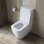Унитаз напольный BelBagno LUCE-TOR BB2197CP-TOR/SC белый, с крышкой микролифт, с бачком, безободковый, слив-торнадо