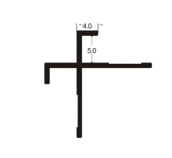 Угловой наружный профиль 5501