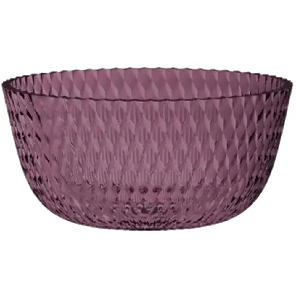 Салатник стеклянный 12см «Идилия лилак» Q1312