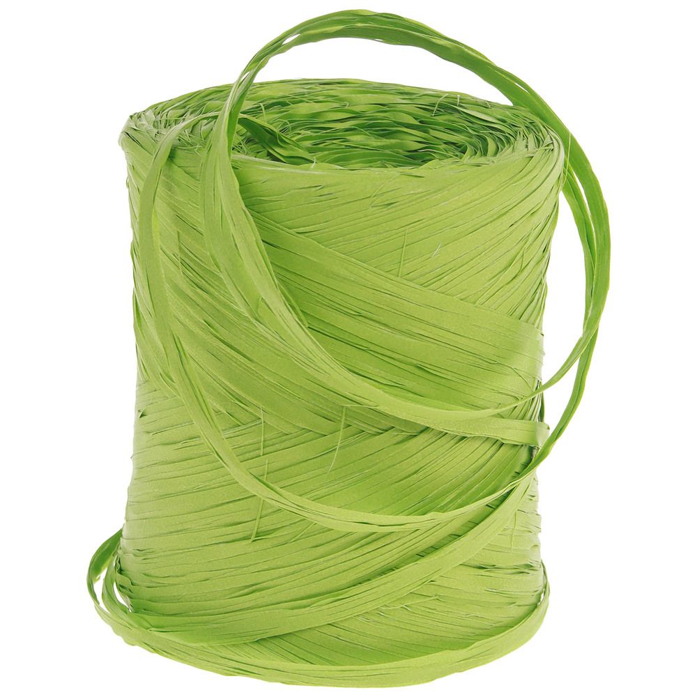 Рафия искусственная 10ммx200м Салатовый