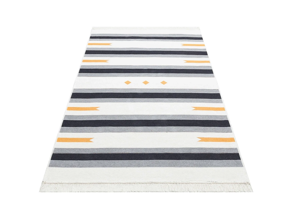 Ковер ARYA 160*230, желтый,темно-серый