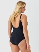 Купальник слитный зебра