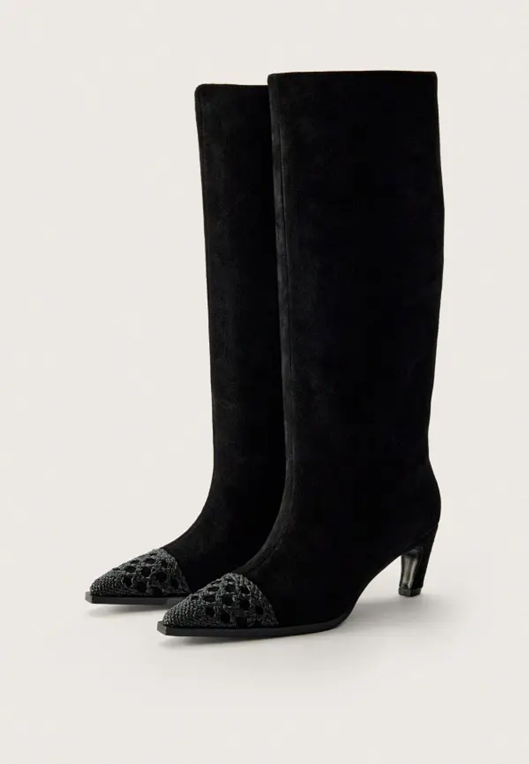 Сапоги Grate x Choux, черные замша