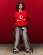 Свитшот Live Loud красный