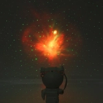 Световой прибор Лазер «В космос» 20*11,5*10 см, пульт д/у, питание от USB (DC)