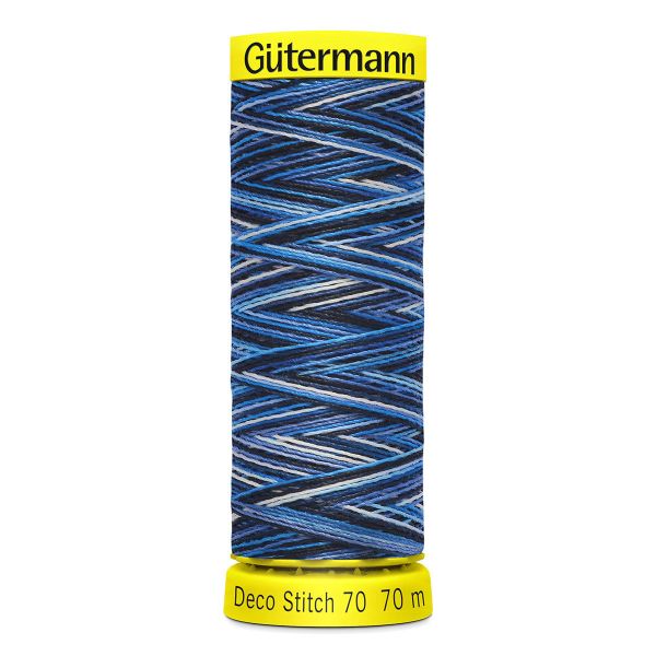 Нитки отделочные Gutermann Deco Stitch multicolor 70 (70 метров), 5 кат. | 9962