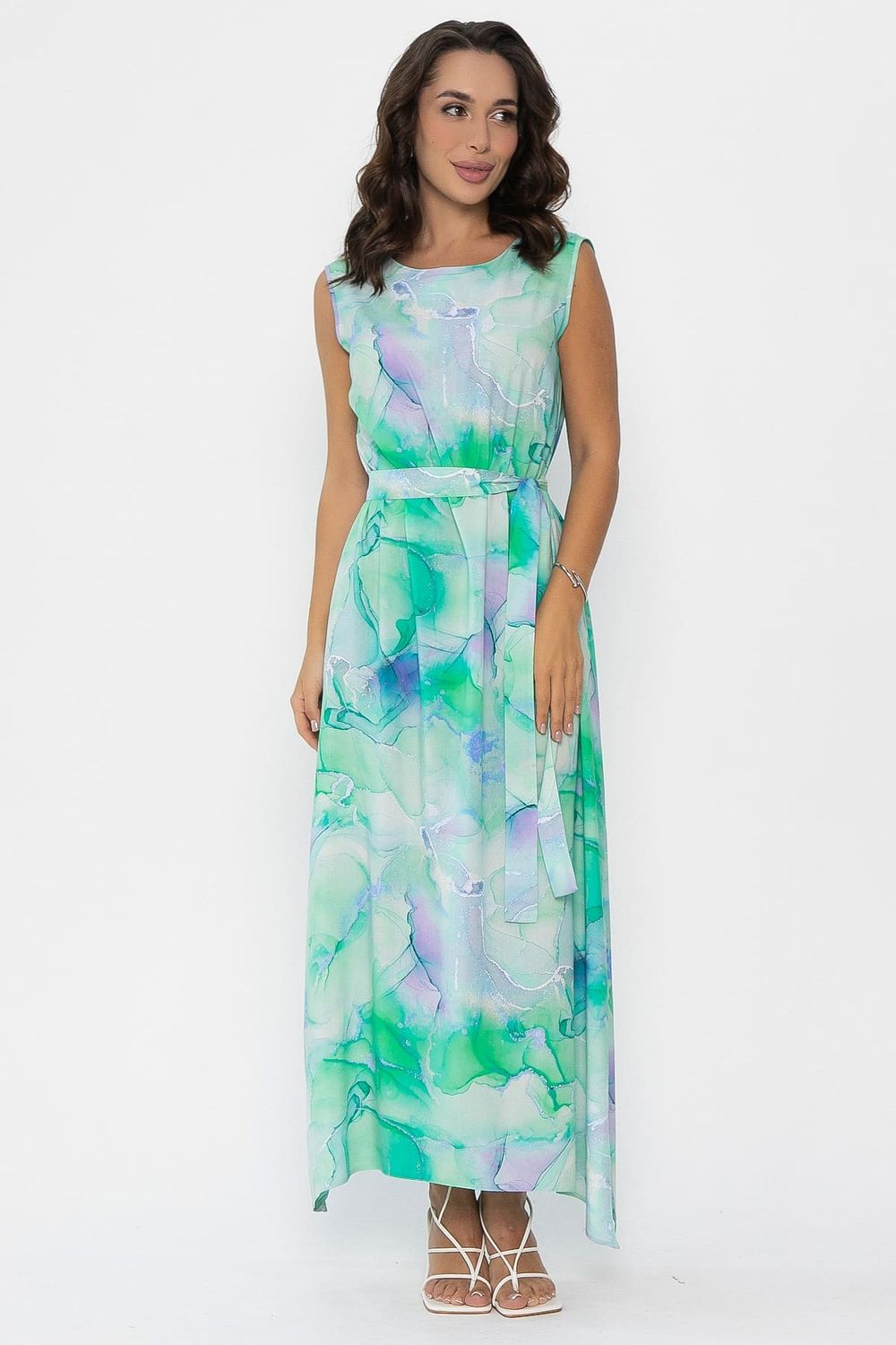 Платье Иниша (зеленое) П14072-4М LT Collection