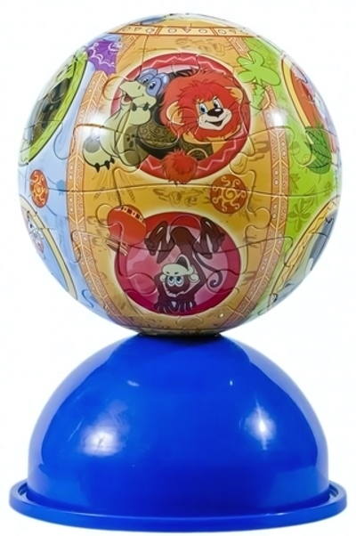 Пазл-шар 24эл. "Львенок и черепаха" СМФ (Степ пазл)