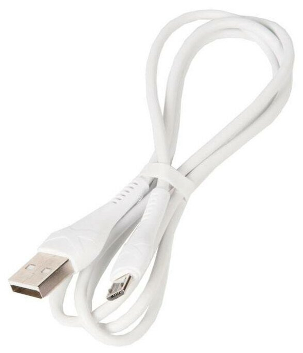 Кабель USB - микро USB HOCO X37 Cool power, 1м, 2.1A, белый