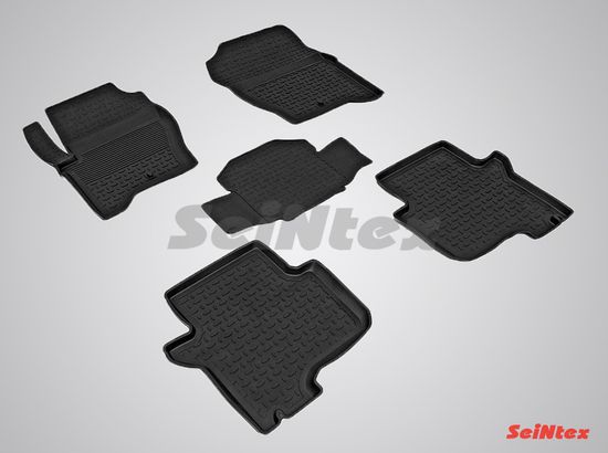 Резиновые коврики в салон Land Rover Discovery IV (2009-2017) "Высокий борт"