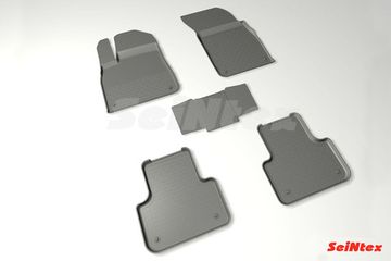 Резиновые коврики в салон Audi Q7 II (2015-2019) "Высокий борт"