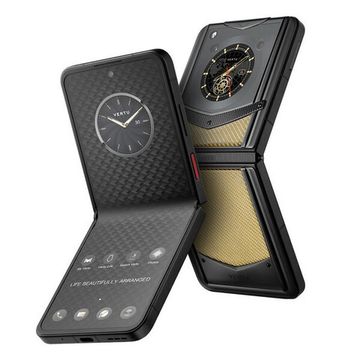 Vertu Ironflip карбон желтый