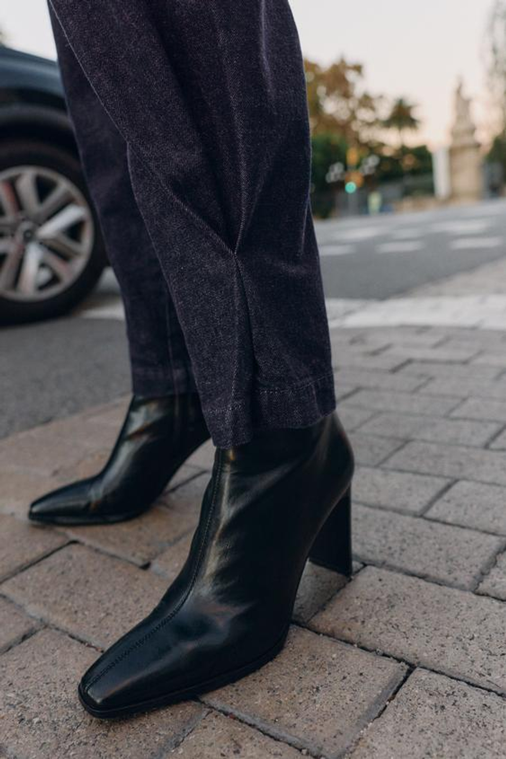 ZARA ДЖИНСЫ Z1975 BOMBACHO С ВЫСОКОЙ ПОСАДКОЙ, ИНДИГО