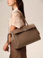 Кожаная сумка Lolita DBR 31436 тауп