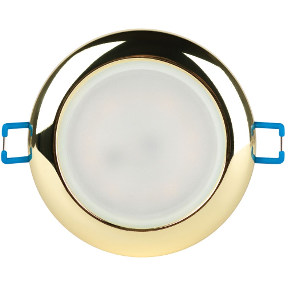 Светильник встраиваемый влагозащищенный ЭРА WR1 GD под лампу MR16 GU5.3 золото