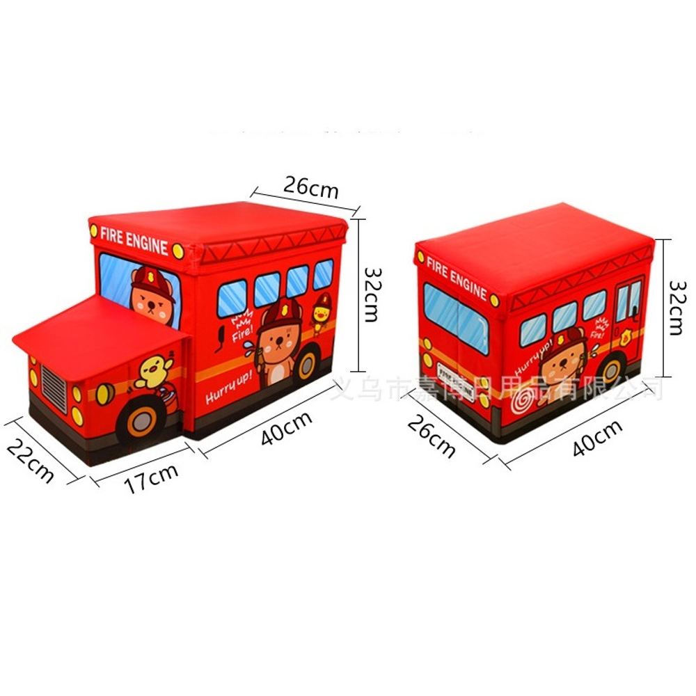 Коробка для хранения игрушек и вещей Blonder Home Fire Truck CAR/30