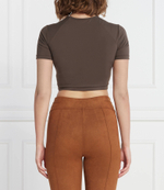 Футболка AGGIE ACTIVE GUESS ACTIVE - коричневый(V3YP00 MC04N)