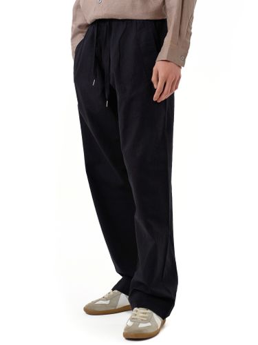 Льняные черные брюки HEATHEN