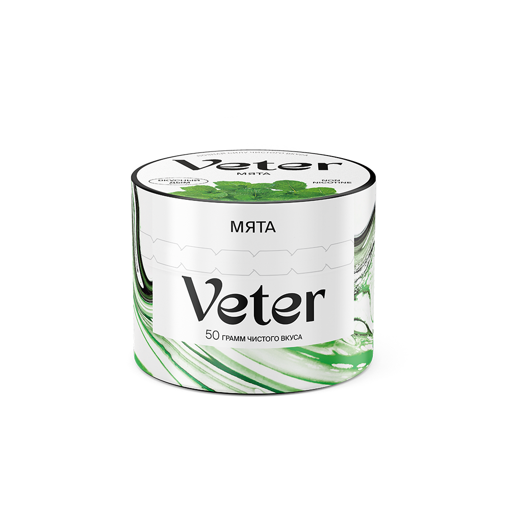 Кальянная смесь безникотиновая Veter - Мята, 50г.