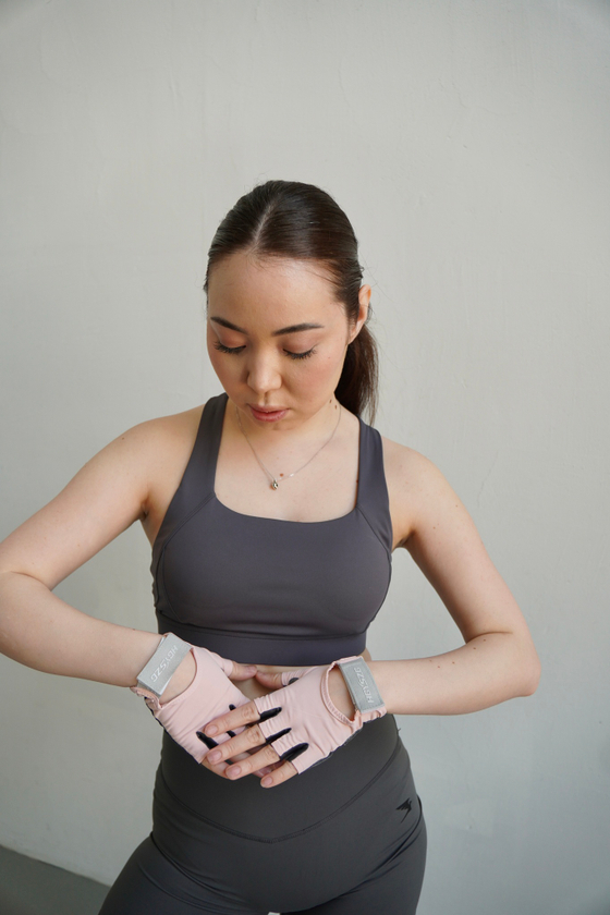 ПЕРЧАТКИ HAWK (cеро-розовый)