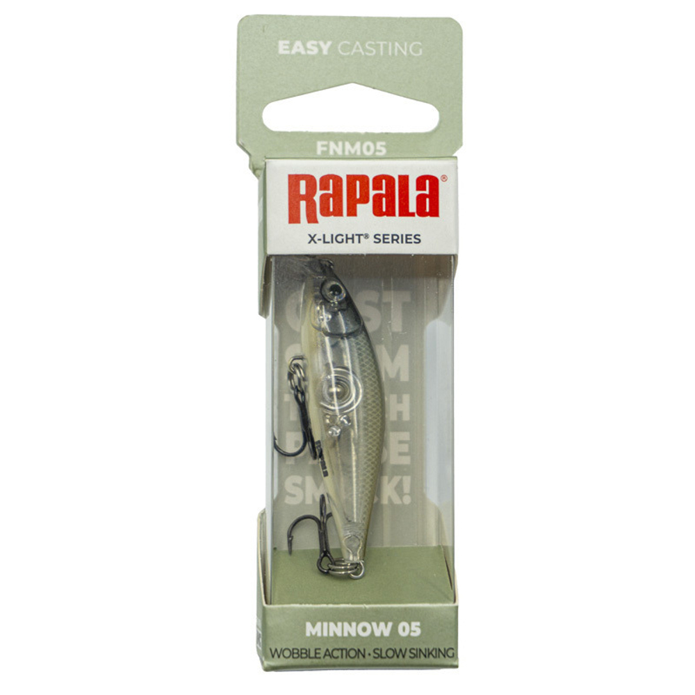 Воблер RAPALA X-Light Minnow FNM05 / 5 см, 4 г, цвет GHSH