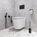 Смеситель с гигиеническим душем 35к IDDIS RAYBLR2i08 "Ray" встраиваемый, ЧЕРНЫЙ матовый