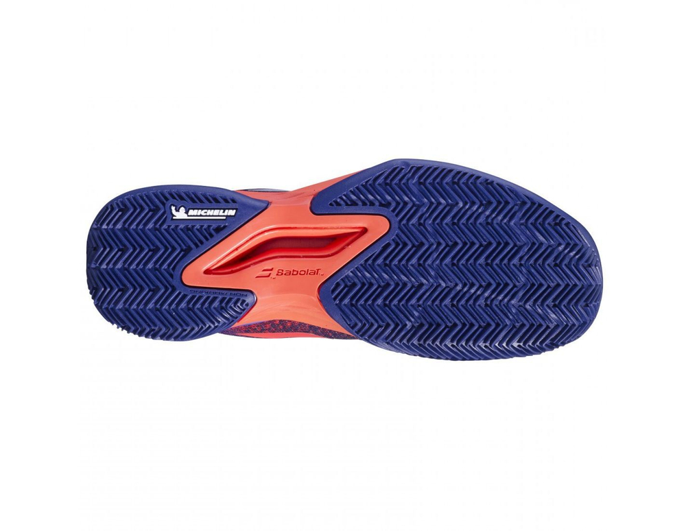 детские Кроссовки теннисные Babolat Jet Mach 3 Clay Junior - blue ribbon