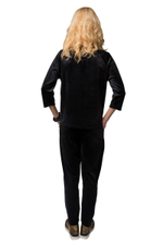 Элегантный костюм с рукавом реглан (Размер: S) (Цвет: черный)