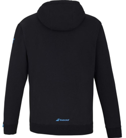 Кофта для мальчика теннисная Babolat Exercise Hood Sweat Junior - черный