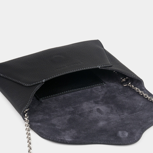 Сумка-клатч Florette из кожи теленка, черного цвета