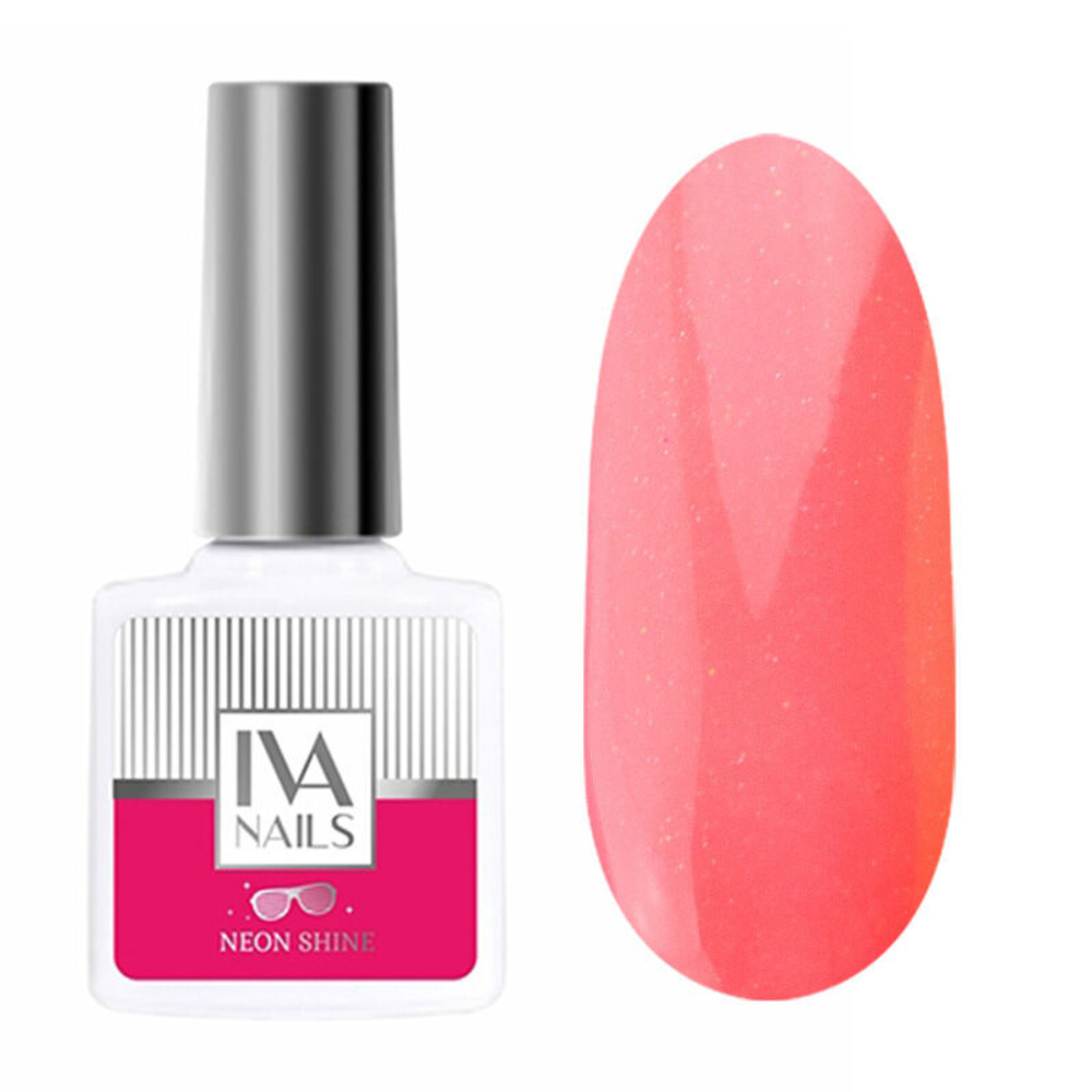 Гель-лак Neon Shine, IVA NAILS № 4, 8мл