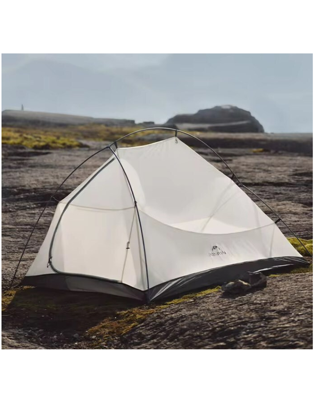 Палатка Naturehike Cloud Up Pro Si 2-местная, алюминиевый каркас, хаки