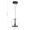 SL6014.423.01 Светильник подвесной ST-Luce Черный/Прозрачный, Черный LED 1*17W 3000K RIPPLE