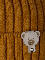 Шапка для девочки зимняя вязаная и снуд