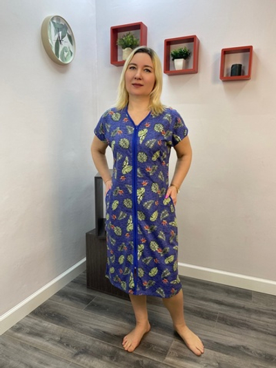 Халат женский "090 К.П" молния (Галатея)