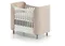 Кроватка KIDI Soft mini cпальное место 60*120 см (бежевый)
