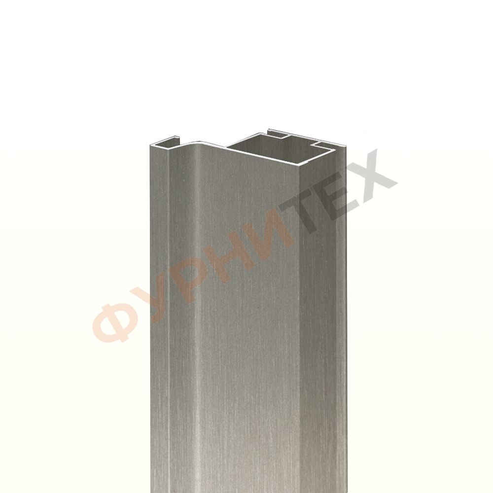 Алюминиевый рамочный врезной профиль для фасадов, Инокс купить с доставкой, Казахстан