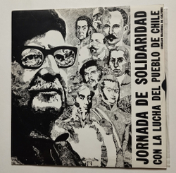 Винтажная виниловая пластинка LP Jornada De Solidaridad Con La Lucha Del Pueblo De Chile (Cuba 1974)