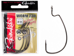 Крючки офсетные Gamakatsu Worm 330 BOTTOM JIGGING HOOKS разм. 5/0 5шт.