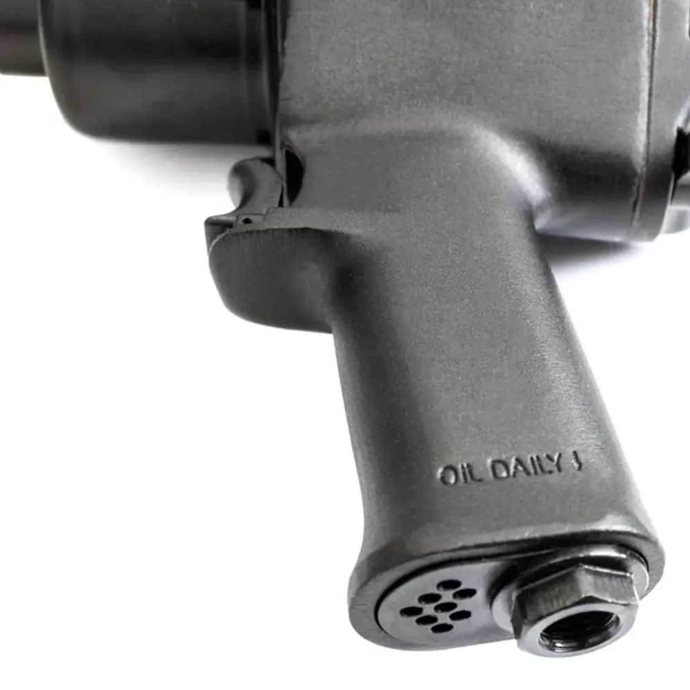Пневмогайковерт ударный ''Twin Hammer''с реверсом и регулировкой усилия 1/2''(960Hм, 8500 об/мин,6.3bar,256 л/мин) RockForce##Rock FORCE RF-4142