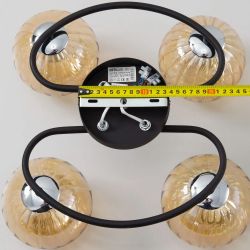 Citilux Эрни CL122145 Люстра потолочная Чёрная